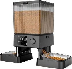 Dispozitiv dual automat de hrănire pentru animale Oneisall fără Wi‑Fi