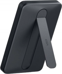 Baterie externă magnetică ESR Qi2 MagSlim 5000 mAh cu suport, neagră