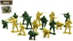 Set de soldăței din plastic 100 g pe card