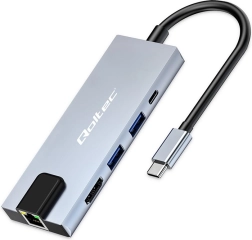 Hub USB-C 5v1 cu Power Delivery 100W HDMI și 2xUSB