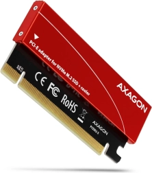 Adaptor PCIe intern pentru M.2 NVMe cu radiator din aluminiu