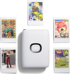 Instax Mini Link 2 Ediție Specială Nintendo (Alb Argilos, Splatoon 3)