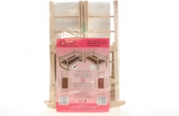 Leagăn din lemn pentru păpuși