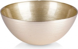 Bol de sticlă auriu 21 cm, 1,7 l