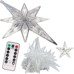 Perdea luminoasă cu stele LED