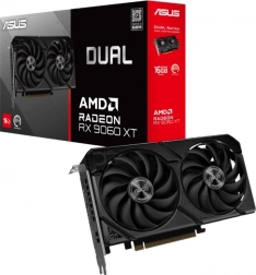 asus dual radeon rx 9060 xt 16 gb gddr6 placă grafică