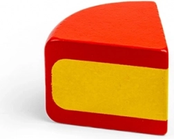 Brânză Eidam din lemn de la Bigjigs Toys