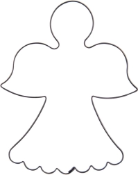 Decupator metalic înger 9,5 cm