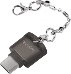 cititor de carduri microSD USB‑C pentru breloc
