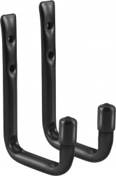 Set de 2 cârlige de perete din oțel pentru biciclete și anvelope MACLEAN, capacitate de încărcare 22 kg