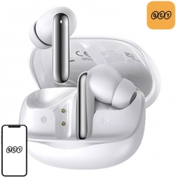 căști wireless TWS QCY MeloBuds HT12 alb
