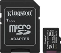 Card MicroSD 64GB Kingston Canvas Select+ cu adaptor