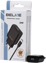 Încărcător de rețea 30W GaN USB‑C + cablu USB‑C – negru