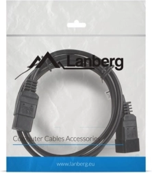 Cablu de alimentare prelungitor Lanberg IEC 320 C19 la C20, 1,8 m, cu certificare VDE