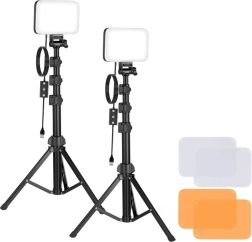 Neewer BP66 set de studio cu două lumini LED, filtre și stative