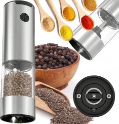 Râșniță electrică pentru condimente cu iluminare LED