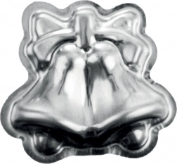 Set de forme pentru tăiat biscuiți clopoței, oțel, 10 buc.