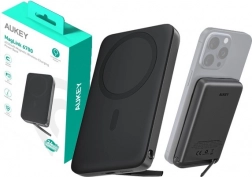 Aukey MagSafe powerbank de 6700 mAh cu putere de 20 W și indicator LED, USB‑C