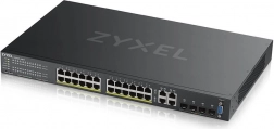 Zyxel GS2220-28HP switch L2 PoE gigabit cu 24 porturi, uplink și licență Nebula Pro Pack pentru un an