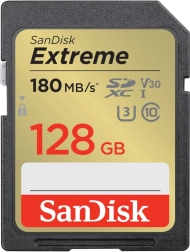 Card de memorie SANDISK EXTREME SDXC 128 GB 180/90 MB/s UHS-I U3 (SDSDXVA-128G-GNCIN)