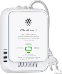 Detector de scurgeri de gaz și monoxid de carbon cu alarmă de 85 dB și LED