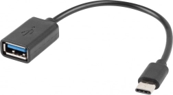 Adaptor USB‑C la USB‑A 2.0 OTG 0,15 m negru
