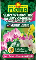 Șervețel umed pentru frunze de orhidee și plante de interior FLORIA 6 g