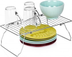 Raft de bucătărie metalic pliabil 37 × 21 × 13,5 cm