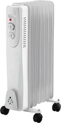 Radiator electric cu ulei 1500 W cu termostat, 7 elemenți