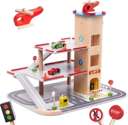 Parcare etajată din lemn