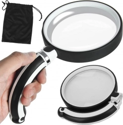 Lupă clasică pliabilă cu mâner 90 mm