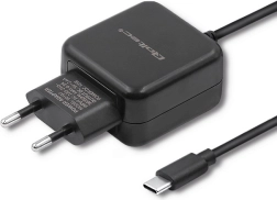 Încărcător de rețea QOLTEC 5 V, 2,4 A, 12 W, USB-C, negru