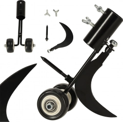 Îndepărtător de buruieni pentru rosturi cu cârlig și vârf, cu rotițe