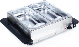 Încălzitor bufet electric din inox cu 2 inserții 200 W