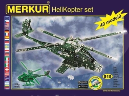 Set elicopter Merkur, 515 piese, 40 de modele