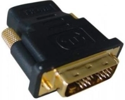 adaptor HDMI (femelă) la DVI (mascul) cu contacte aurite