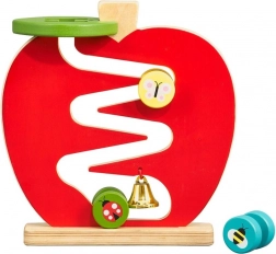 Petit Collage pistă cu clopoțel în formă de măr