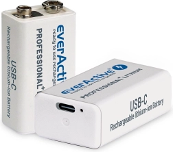 Acumulator EverActive 9V 550mAh USB-C