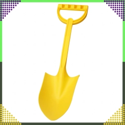 Lopățică din plastic pentru copii, pentru nisip, 51 cm – galbenă