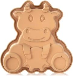 Formă de copt din silicon văcuță 20 × 19 × 4,5 cm