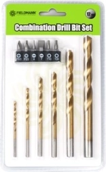 Set 6 burghie pentru metal și 6 biți (plate, cruciforme)