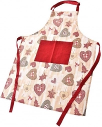 Șorț de bucătărie din bumbac cu legare