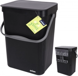 Coș de gunoi suspendat 10 l negru