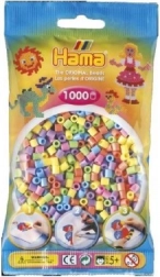 Mărgele de călcat Hama MIDI culori pastel 1000 buc