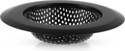Sită de chiuvetă neagră din inox 11,5 cm