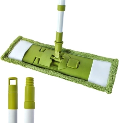 Mop pentru pardoseală TORO cu coadă telescopică, verde