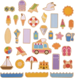 Bigjigs Toys magneți vacanță la mare