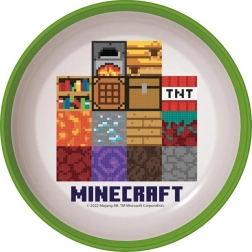 Bol din plastic Minecraft 300 ml cu bază antiderapantă
