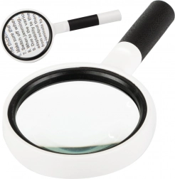 Lupă de mână pentru citit 65 mm, mărire 6×