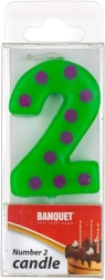 Lumânare de aniversare numărul 2